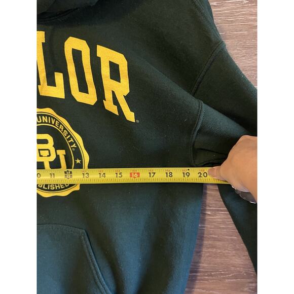 Baylor University Bears Crewneck Sweatshirt Sz Small Green - Picture 3 of 7